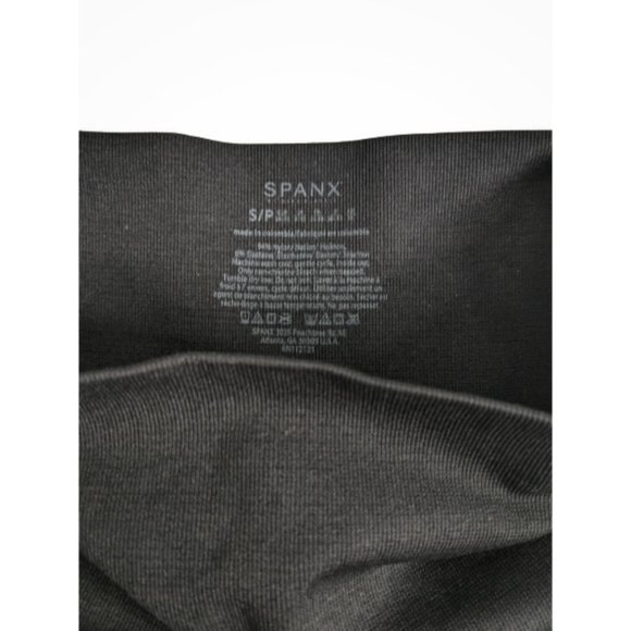 Spanx Black Look At Me Now Seamless Side Zip Leggings S - Picture 5 of 8